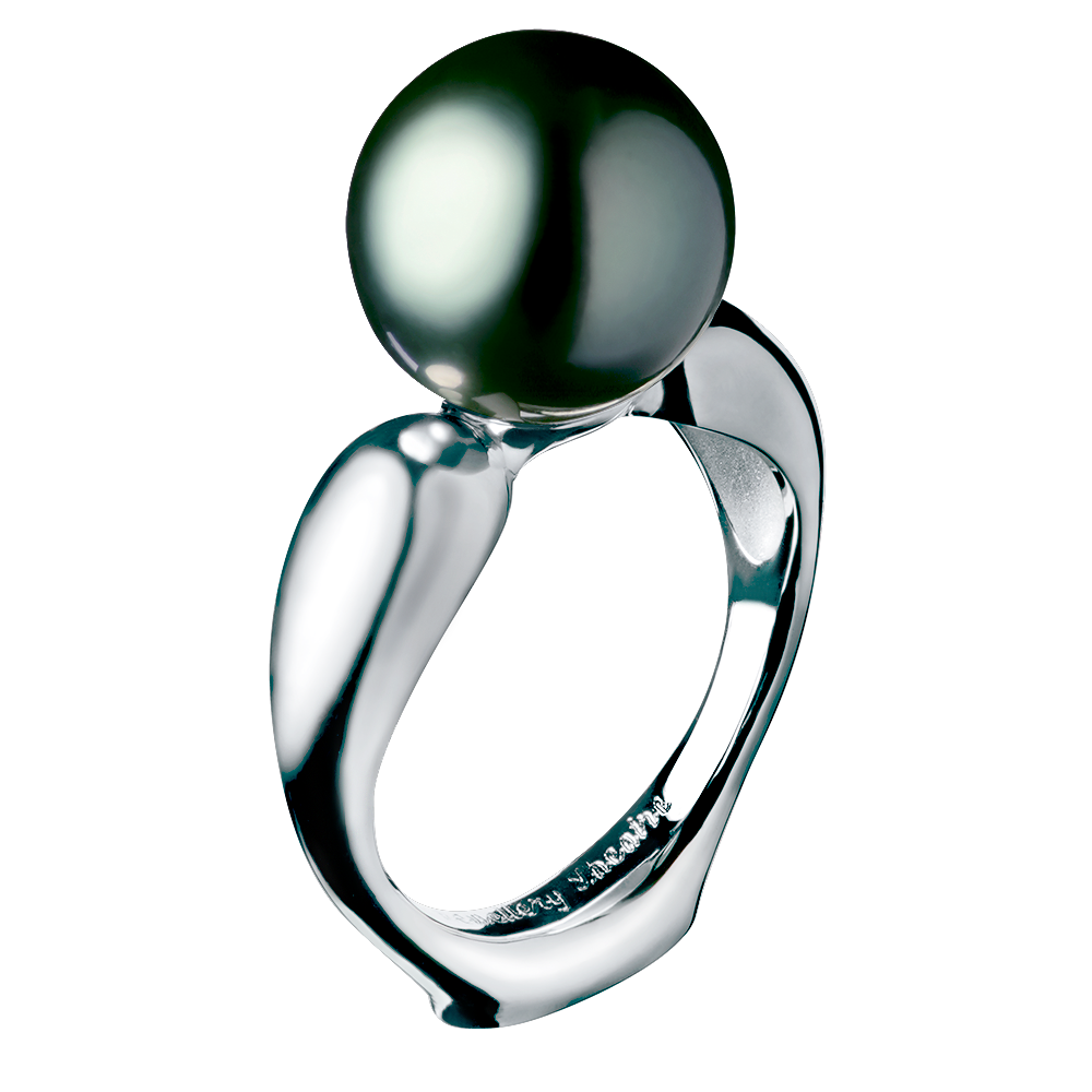 Золотое кольцо с черным жемчугом Pearl dreams P 1 230 WP15